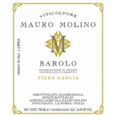 Mauro Molino Barolo Vigna Gancia 1997 (12x75cl)