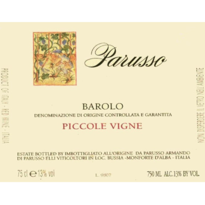 Parusso Barolo Piccole Vigne 1997 (12x75cl)