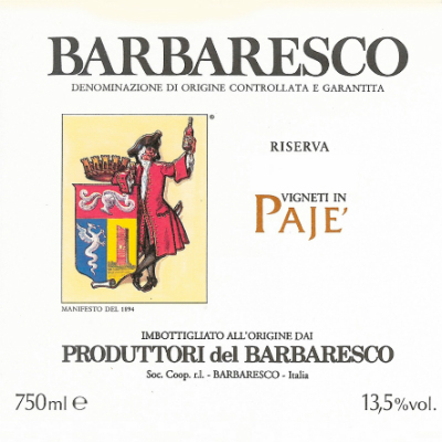 Produttori del Barbaresco Barbaresco Paje Riserva 2016 (6x75cl)