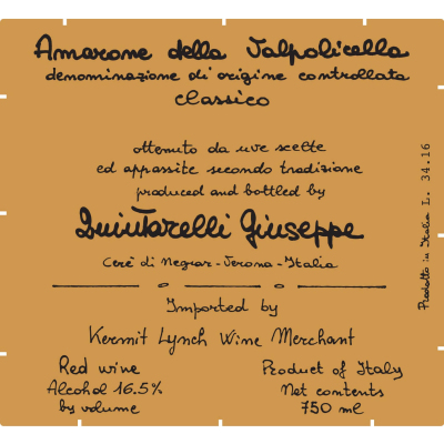Quintarelli Amarone della Valpolicella Classico 2015 (6x75cl)