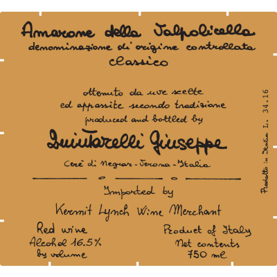 Quintarelli Amarone della Valpolicella Classico 2007 (5x75cl)