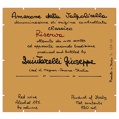 Quintarelli Amarone Classico Riserva 2009 (6x75cl)