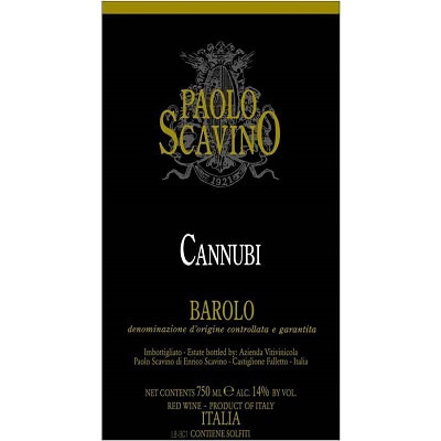 Paolo Scavino Barolo Cannubi 2018 (6x75cl)