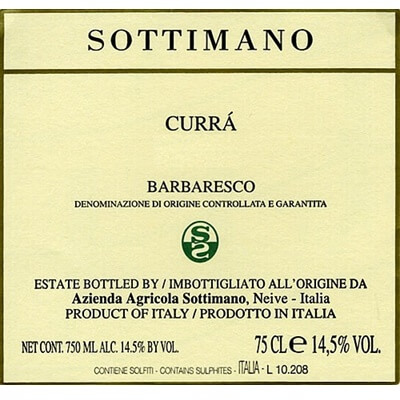 Sottimano Barbaresco Curra 2010 (6x75cl)
