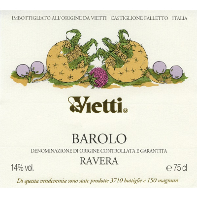 Vietti Barolo Ravera 2010 (6x75cl)