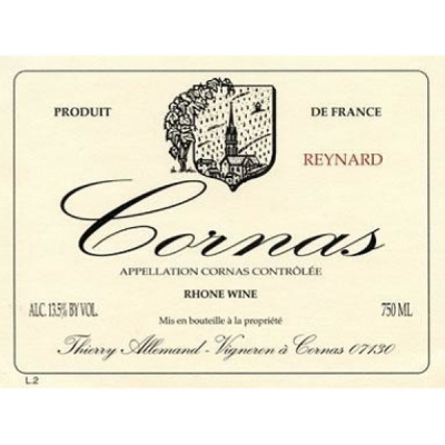 Thierry Allemand Cornas Reynard 2013 (1x150cl)