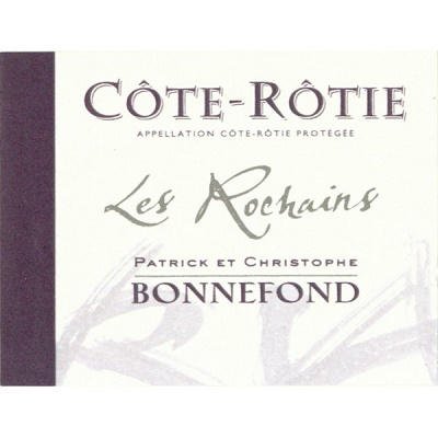 Patrick & Christophe Bonnefond Cote-Rotie Les Rochains 2018 (6x75cl)