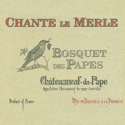 Bosquet des Papes Chateauneuf-du-Pape Chante Le Merle VV 2019 (6x75cl)