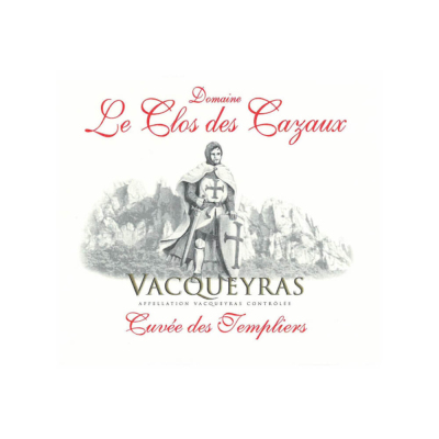 Clos des Cazaux Vacqueyras Cuvee des Templiers 2016 (6x75cl)