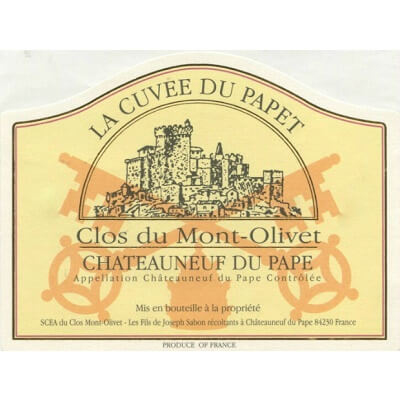 Clos du Mont Olivet Chateauneuf-du-Pape Cuvee du Papet 2020 (12x75cl)