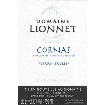 Lionnet (Domaine) Cornas Terre Brulee 2009 (12x75cl)