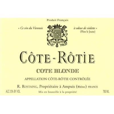 Rene Rostaing Cote-Rotie Cote Blonde 2016 (1x150cl)