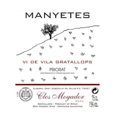 Clos Mogador (Barbier) Priorat Manyetes Vi de Vila Gratallops 2021 (6x75cl)