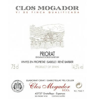 Rene Barbier Priorat Clos Mogador 2012 (6x75cl)
