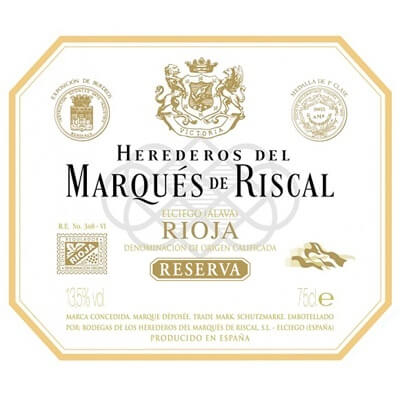 Marques de Riscal Rioja Reserva 2010 (1x75cl)