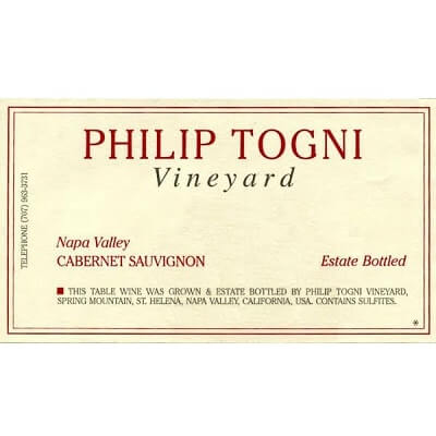 Philip Togni Cabernet Sauvignon 2019 (6x75cl)