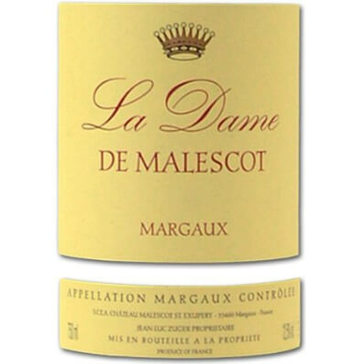 La Dame de Malescot 2018 (6x75cl)