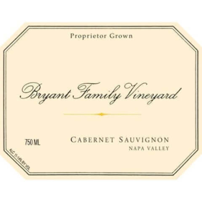Bryant Family Vineyard Cabernet Sauvignon  2018 (1x75cl)