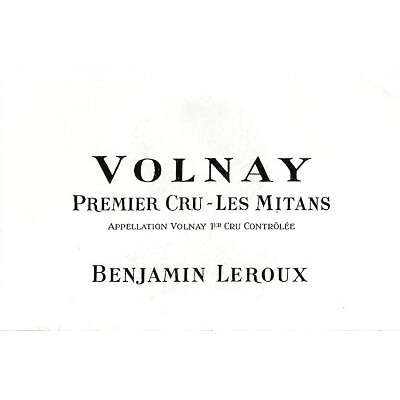 Benjamin Leroux Volnay 1er Cru Les Mitans 2019 (12x75cl)