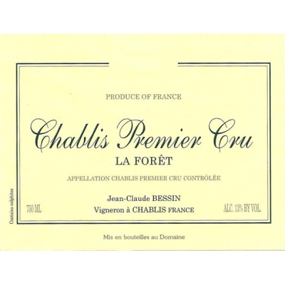 Jean-Claude Bessin Chablis 1er Cru Forets 2020 (6x75cl)