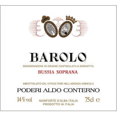 Aldo Conterno Barolo Soprana 1995 (6x75cl)
