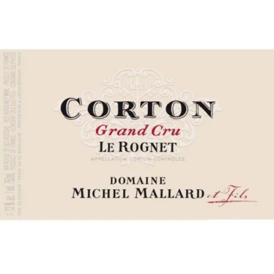 Michel Mallard Corton Rognet 2014 (6x75cl)
