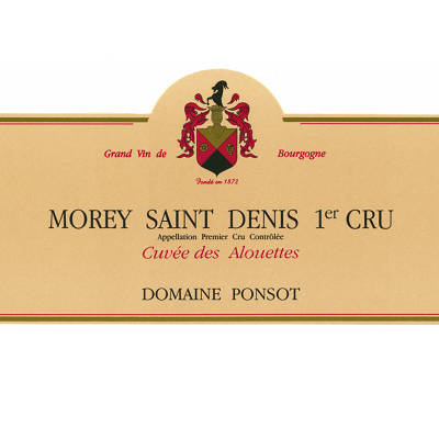 Ponsot Morey-Saint-Denis 1er Cru Cuvee des Alouettes 2018 (3x75cl)