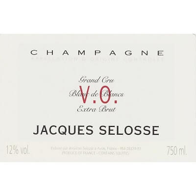 Jacques Selosse Blanc de Blancs Version Originale Grand Cru Extra Brut NV (3x75cl)