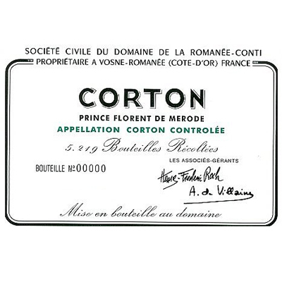 Domaine de la Romanee-Conti Corton Grand Cru 2009 (6x75cl)
