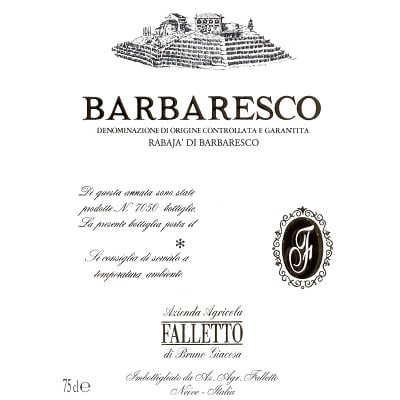 Bruno Giacosa Barbaresco Rabaja 2017 (6x75cl)