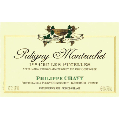 Philippe Chavy Puligny-Montrachet 1er Cru Pucelles 2021 (12x75cl)
