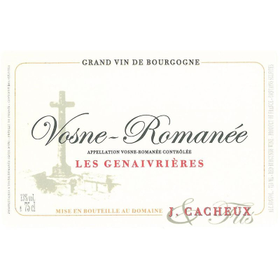 Jacques Cacheux Vosne-Romanee Les Genaivrieres 2019 (4x75cl)