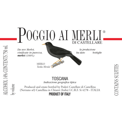 Castellare di Castellina Toscana Poggio ai Merli 2021 (6x75cl)
