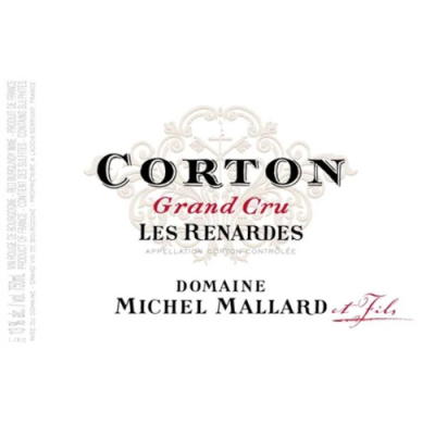 Michel Mallard Corton Grand Cru Les Renardes 2014 (3x150cl)