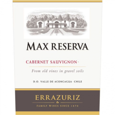 Errazuriz Cabernet Sauvignon Reserva Max 2015 (6x75cl)