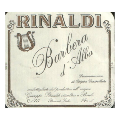Giuseppe Rinaldi Barbera d'Alba 2021 (12x75cl)