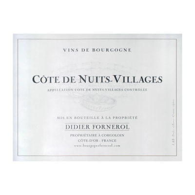 Didier Fornerol Cote de Nuits Villages 2022 (1x75cl)