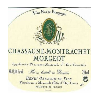 Henri Germain Chassagne-Montrachet 1e Cru Morgeot Blanc 2022 (6x75cl)