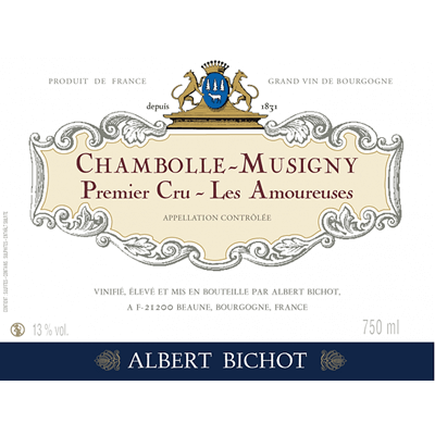 Albert Bichot Chambolle-Musigny 1er Cru Les Amoureuses 2018 (6x75cl)
