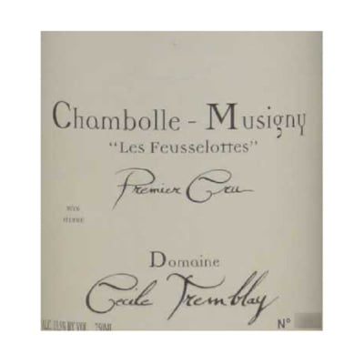 Cecile Tremblay Chambolle-Musigny 1er Cru Les Feusselottes 2009 (6x75cl)