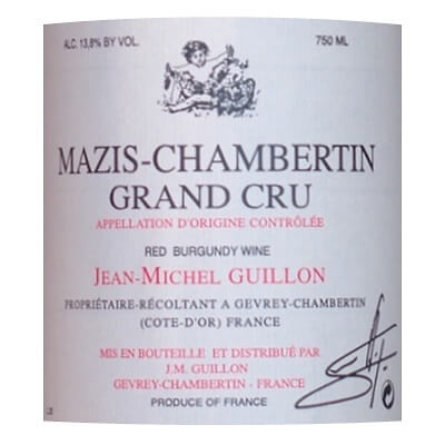 Jean Michel Guillon Mazis-Chambertin Grand Cru 2022 (6x75cl)