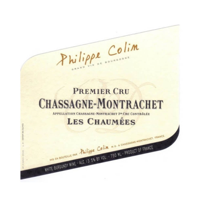 Philippe Colin Chassagne-Montrachet 1er Cru Les Chaumees 2022 (3x150cl)