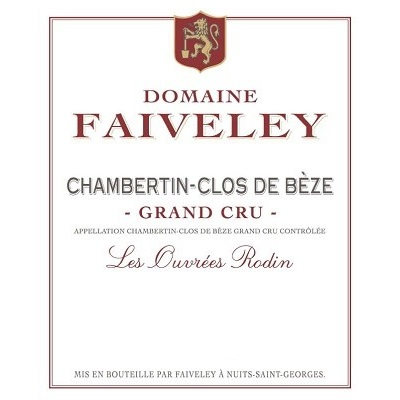 Faiveley Chambertin-Clos-de-Beze Grand Cru Les Ouvrees Rodin 2014 (3x75cl)