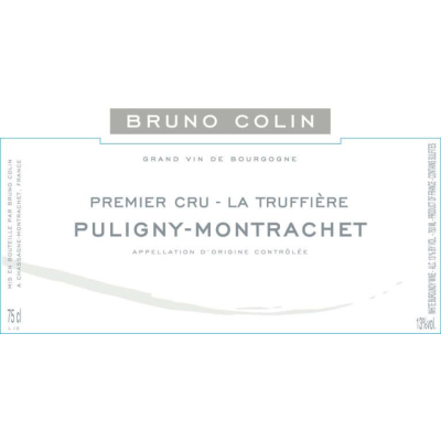 Bruno Colin Puligny-Montrachet 1er Cru La Truffiere 2020 (3x150cl)