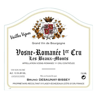 Desaunay-Bissey Vosne-Romanee 1er Cru Beaumonts 2020 (6x75cl)