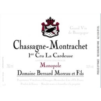 Bernard Moreau Chassagne-Montrachet 1er Cru La Cardeuse Rouge 2020 (6x75cl)