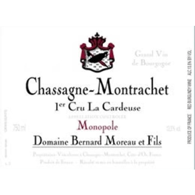 Bernard Moreau Chassagne-Montrachet 1er Cru La Cardeuse Rouge 2021 (6x75cl)
