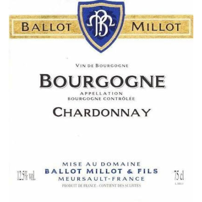 Ballot Millot Bourgogne Chardonnay 2022 (6x75cl)