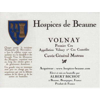 Hospices de Beaune Volnay 1er Cru Cuvee General Muteau 2019 (6x75cl)