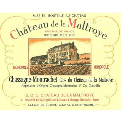 Maltroye Chassagne-Montrachet 1er Cru Clos du Chateau de la Maltroye Rouge 2020 (6x150cl)